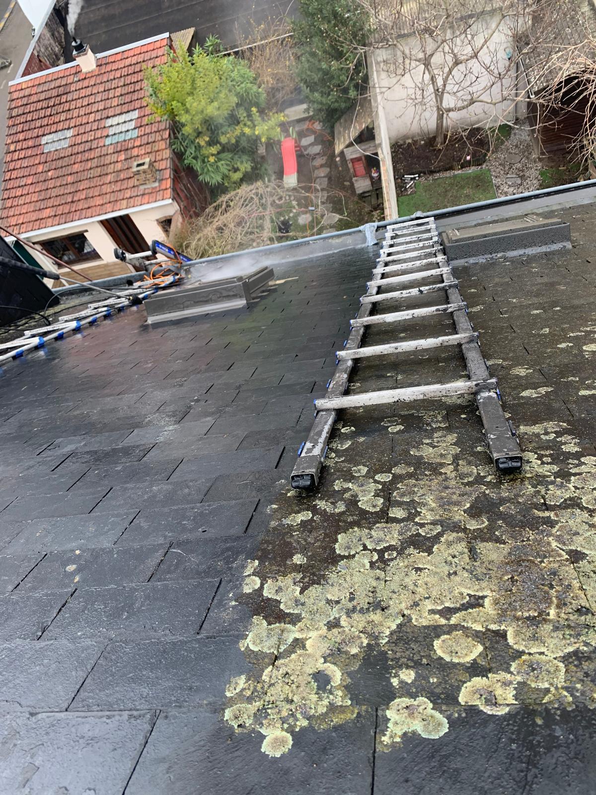 Nettoyage et demoussage de toiture à Mouroux en Seine-Maritime (76)